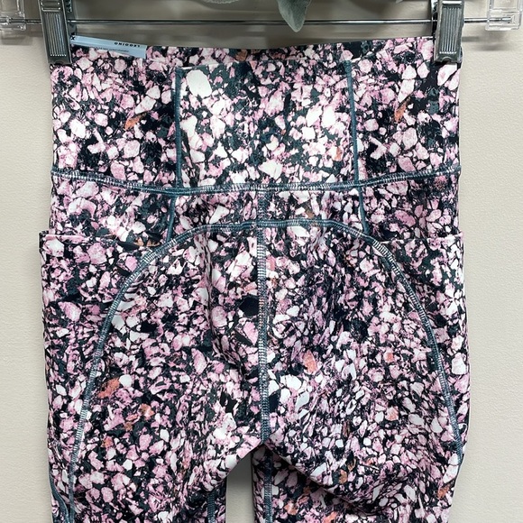 NWT FLX Ascent 7/8 Legging High Rise Lilac Mosaic Print XS - Picture 5 of 15
